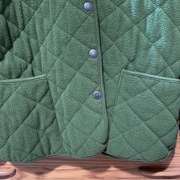 Falls Creek Green Fleece Jacket - Picture 2 of 4